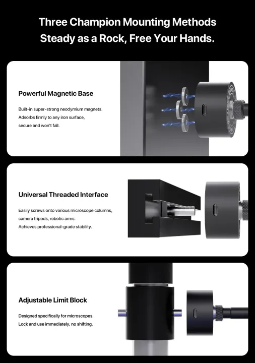 MECHANIC%20Omni-L%20Microscope%20Light%20Source%205W%20Portable%20LED%20Lamp%20Bendable%20Stepless%20Dimming%20Magnetic%20base%20360%C2%B0%20all-around%20Lighting%20-%20Image%208