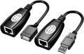 USB Extender over CAT5E or CAT6 Connection up to 150ft. 