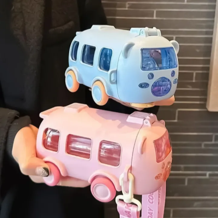 Cute%20Bus%20Shaped%20Water%20Bottle%20With%20Straw%20500ml%20Toy%20Car%20Bottle%20-%20Image%202
