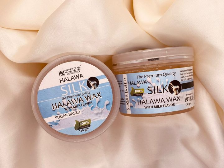 Halawa Silk Finger Wax With Milk Flavor 120gm