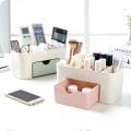 Cosmetic Storage Box Drawer Desktop Plastic Makeup Dressing Table Organizer. 