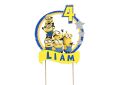 Minions Cake Topper Double Layered for Birthday Party Celebrations and Decorations– SKU-5025. 