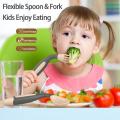 Baby First Stage Fork and Spoon set with box. 