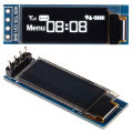 0.96 Inch OLED Display Module SSD1306 I2C IIC SPI Serial 128X64 LCD 4 Pin YellowBlue WhiteBlue for Arduino(Pin Headers Soldered). 