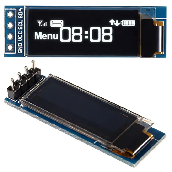 0.96%20Inch%20OLED%20Display%20Module%20SSD1306%20I2C%20IIC%20SPI%20Serial%20128X64%20LCD%204%20Pin%20YellowBlue%20WhiteBlue%20for%20Arduino(Pin%20Headers%20Soldered)%20-%20Image%207