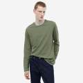 ELO - Tessentials Men's Contrast Crew Neck Long Sleeve Tee Shirt - Tshirt For Men / Tshirt For Boys. 