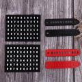 Pack of 2 Anti-lost Phone Number Plate Keychain Auto Vehicle keyring Interior Decoration. 