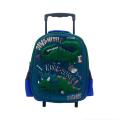 New Cute Cartoon Dino Children's Fashion Trolley Bag Backpacks for Boys in Pre-Nursery School Kids. 