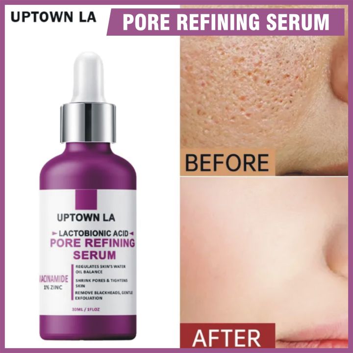 UPTOWN LA PORE REFINING Serum with lactobionic acid and Niacinamide For shrinking pores For all skin types 30 ML