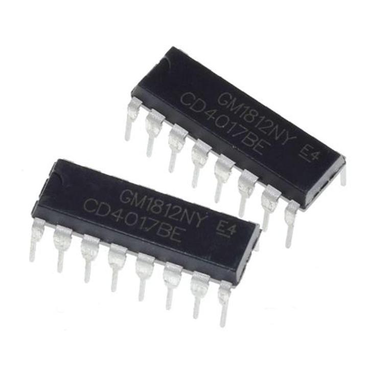 CD4017 CD4017B CD4017BE 4017 DECADE COUNTER DIVIDER IC