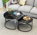 Antique Center Table 2 in 1 Center table Coffee Table Set Nesting table Set Iron Table Sofa table set. 