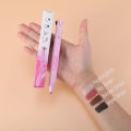 4 In 1 Multi-effect Waterproof Eyeliner Eyebrow Pencil Contour Pen Long Lasting Sweatproof pencil makeup pen for girls, lipstick highlighter brow liner, trendy portable pencil makeup Brow Contour Stencil Eyebrow Stamp Shaping Kit. 