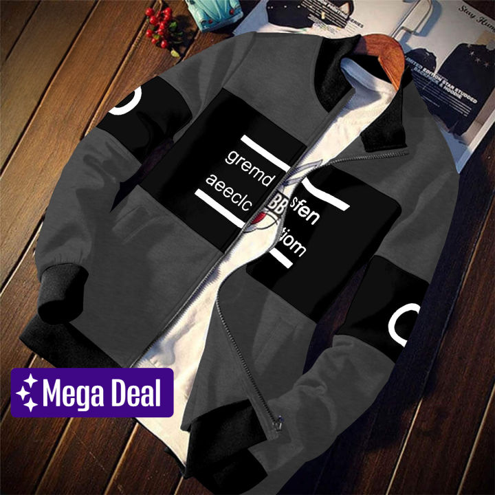 Fashion by INZ Premium Quality  Panel Style Zipper Upper For Men & Boys   Hoodies For Girls hoodies for women winter fleece Printed Pullover Hoodie - Premium Quality, Stylish Winter Sweatshirt