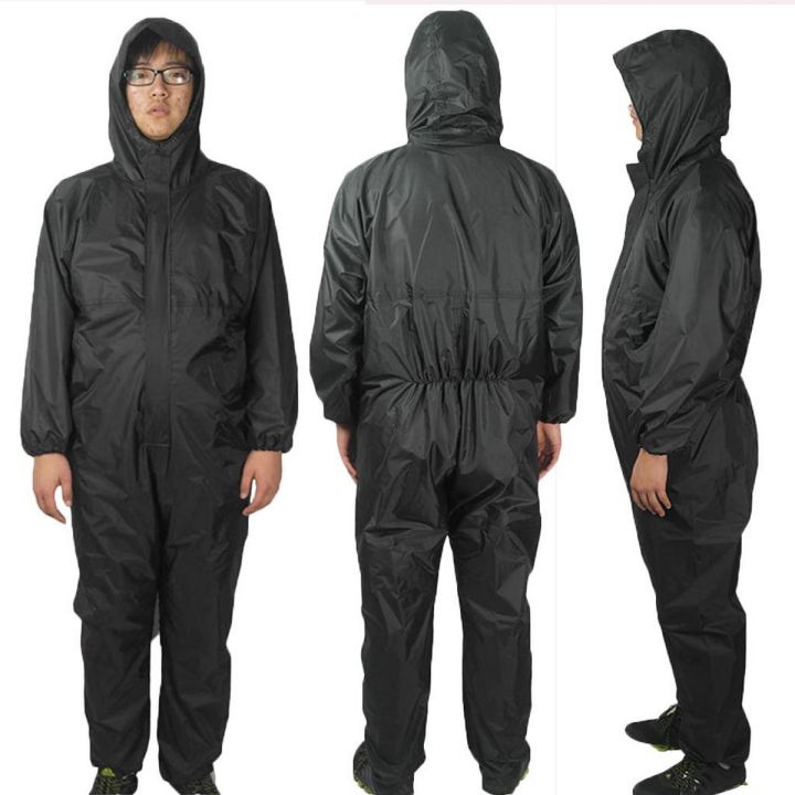 Waterproof%20Fashion%20Conjoined/Dangri%20Full%20Body%20Over%20Rain%20Coat%20Suit%20and%20oil%20proof%20dust%20proof%20for%20outdoor%20activities%20Random%20Colour%20-%20Image%203