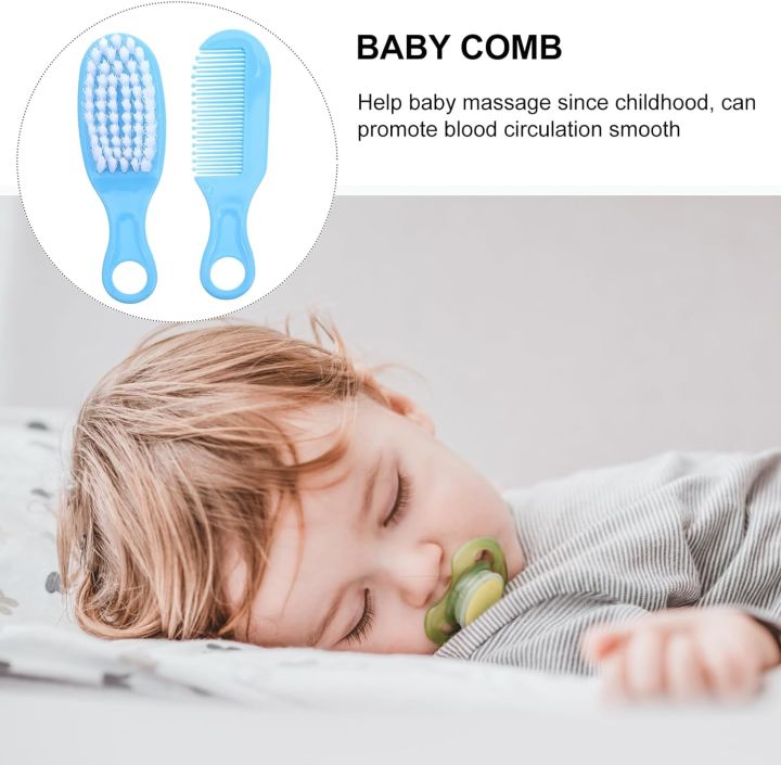 mini%20momo%20Newborn%20Hair%20Brush%20Hair%20Brush%20and%20Comb%20Set,%20Newborn%20Massage%20Hair%20Brush%20Comb%20Kit%20for%20Boy%20or%20Girl,%201%20Set%20-%20Image%207
