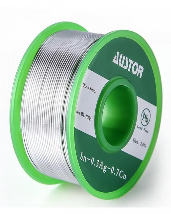 0.8 mm Solder Wire 100 GM - Silver