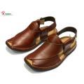 Peshawari chappal for men brown (GooGoo Design&gt;Heel Stitch&gt; Double Foam&gt; Light Weighted&gt; Soft Leather & Sole) leather peshawri chappal for men. 