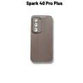 Tecno Spark 40 Pro Plus  Back Cover Soft Leather Texture Design Camera Protection Phone Case for Tecno Spark 40 Pro Plus. 