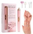 Rechargeable Finishing Touch Flawless Salon Nails Kit, Electronic Nail File and Full Manicure and Pedicure Tool. 