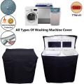 Twin Tub (Double Machine) Waterproof Washing Machine Cover 10-kg To 16-kg. 