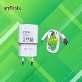 Infinix Original 18W Fast Charger Adapter with Cable for Smart 4/5/S4/S5 Pro Note 4/5/6/7 Hot 6X 7 Lite. 