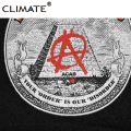 【LuckyBabyFans Store】CLIMATE New Anarchy Cap Men Anarchist Cap Cool Cap Mesh Black Baseball Net Trucker Cap Hat for Men. 