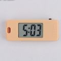 【HOT】 Unisex Student Electronic Clock Keychain Mini Electronic Student Oval Watch Digital Table Time Display Clock Hanging Keychain. 