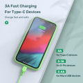 TOPK AN84 Micro USB Type C Cable for XiaoMi redmi note 9 3A Fast Charging Liquid Silicone Mobile Phone Data Cable for Samsung. 