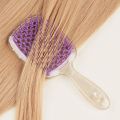 Hollowing Grid Curly Hair Brushes Anti-static Wide Teeth Hair Loss Cleaning Brush Wet And Dry Use Air Cushion Comb Styling Tool. 