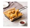 PACK OF 4 SNACK BUCKETS & RESTAURANT STYLE SERVING PLATTER. 