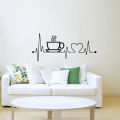WallsArtstore Coffee Cup Vinyl Wall Stickers for Kitchen Wall Art Home Decor Playroom Home Decor Art Murals. 