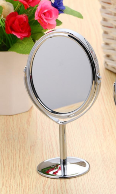 Stainless%20Steel%20360%20Degree%20Rotatable%20Magnification%20Double-Sided%20Beauty%20Mirror%20Makeup%20Magnifying%20Cosmetic%20Stand%20Hand%20Mirrors%20-%20Image%202