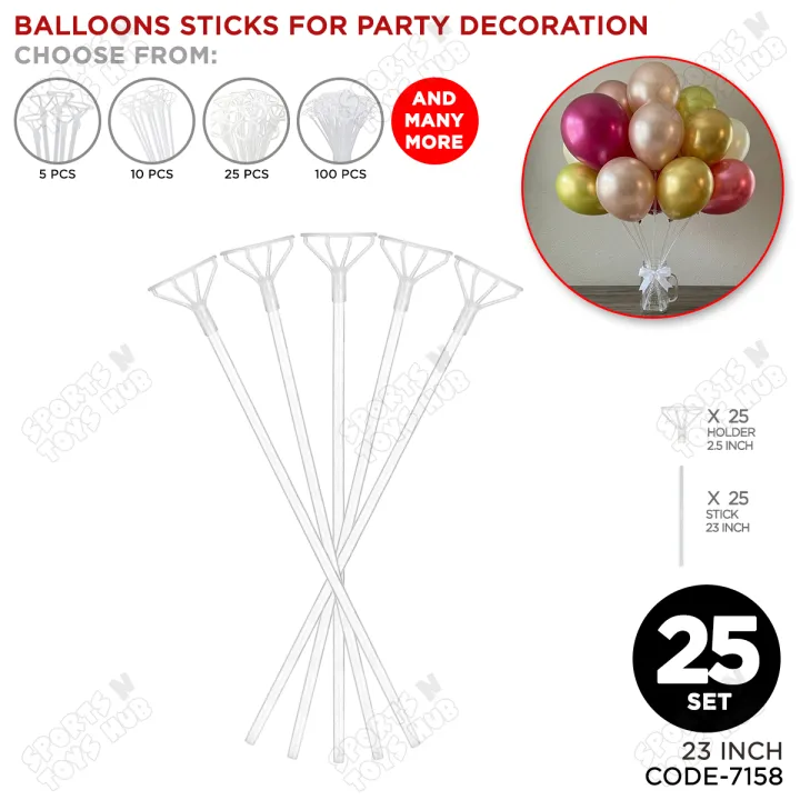 PVC%20Plastic%20Stick%20For%20Balloons,%205,%2010,%2025%20&%2050%20Pack%20Reusable%20Clear%20Ballon%20Stand%20Stick%20including%20Cups,%20Baloon%20Decoration%20for%20Birthday,%20Baby%20Shower,%20Bridal%20Shower,%20Wedding,%20Anniversary,%20Farewell%20Party,%20Ideal%20for%20PVC%20Bobo,%20Transparent%20Latex,%20Foil%20Balloons%20-%20Image%202