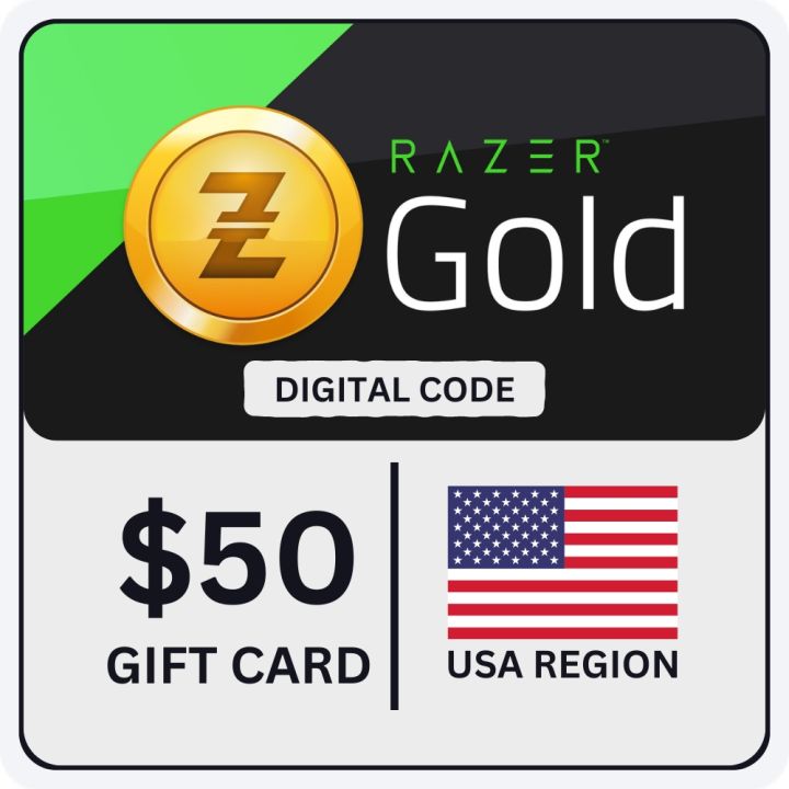 Razer Gold - 50 USD (US)