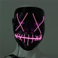 LED Light up Flash EL Wire DJ Party Raver Scary Mask Halloween Costume Cosplay. 