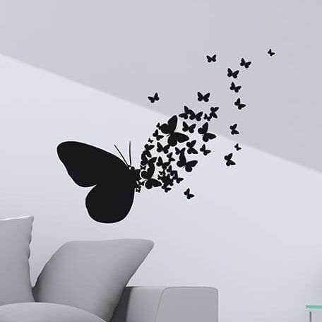 Flying%20Butterflies%20Wooden%20Wall%20Decor%20BIG%20BUTTERFLY%20WALL%20Decor,%203D%20Self%20Adhesive%20Wall%20Clock%20-%20Image%202