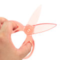 Japan KOKUYO Guoyu light color cookies all resin children's scissors cute transparent plastic scissors children's small scissors kindergarten art special students round head small scissors safety paper-cutting knife. 