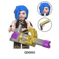 League of Legends Jinx Jayce Caitlyn Vi Victor Riot Games Mini Building Block Figure Toys Kids Gift. 