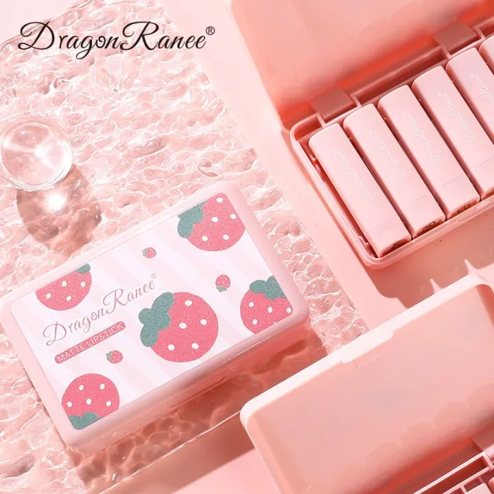 Dragon%20Ranee%20Strawberry%20Matte%20Velvet%20Lipstick%20Set%20of%206%20DR24%20-%20Image%204