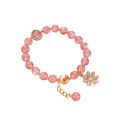 Carat Sweet Bracelet All Match Sunflower Pendant Beads Bracelet. 