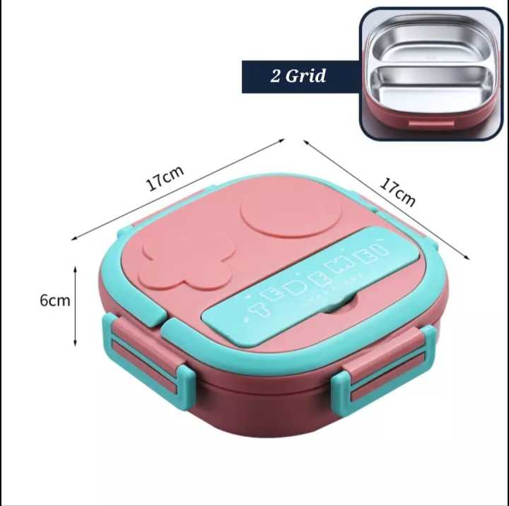WaoDeals:%20Tedemei%20Stainless%20Steel%20Lunch%20Box%202%20Compartments%20with%20Spoon%20Keep%20Your%20Lunch%20Fresh%20and%20Tasty%20with%20Air-Tight%20Bento%20Box%20-%20Image%204
