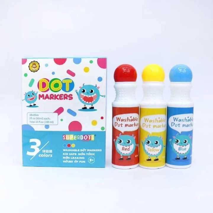 Super Dot markers, imported, high quality, suitable for toddlers