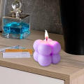 Bubble Candle Molds Silicone 6 Cavity Bubble Cube Silicone Candle Mold 3D Bubble Ball Mousse Cake Silicone Mold for DIY Crafts Making Handicrafts Candle Decorations. 