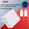 Warp Charger 65W - OnePlus Fast Charging USB-C to USB-C Adapter and Cable. 