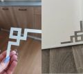 4pcs Acrylic 3D Mirror Sticker Wallsticker Self-adhesive Mirror Gold Sticker Cabinet Corner Decor Sticker Furniture Decoration. 