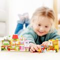 164PCS Mini Lego City Street View Building Blocks McDonald's House Model Building Blocks Compatible with LeGo Children's Educational Toys. 