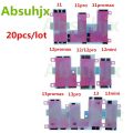 Absuhjx 20pcs Battery Sticker for iPhone 11 12 13 14 Pro Max 13 Mini 15 Plus Adhesive Double Tape Pull Trip Grue Fix Parts. 
