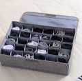24 Grid Underwear Socks Storage Organizer with Lids Foldable Closet Drawer Divider - PFM. 
