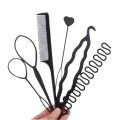 Hair Styling Tools Set for Girls, 6pcs Hair Accessories, Combs, Bands & Care Kit. 