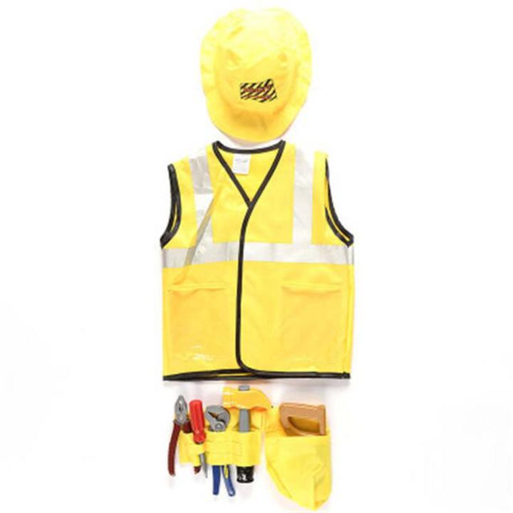 Engineer costume for kids with complete accessories.